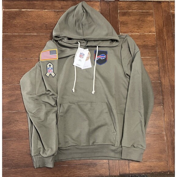 NWT 2025 Nike Buffalo Bills Salute to Service Hoodie Mens Standard Issue 2XL NWT